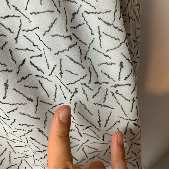 BCBGENERATION Asymmetrical Abstract Confetti Mini Skirt XS - Picture 10 of 12